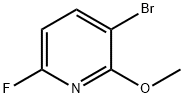 3-溴-6-氟-2-甲氧基吡啶 结构式