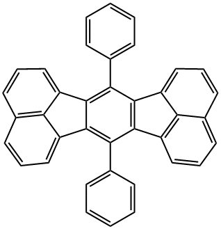 7,14-二苯基苊并荧蒽 结构式