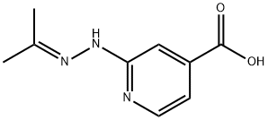 2-(2-(丙-2-亚基)肼基)异烟酸 结构式