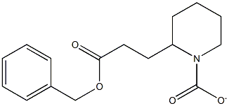 (S)-N-CBZ-3-哌啶甲酸乙酯 结构式