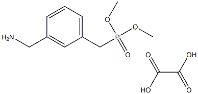 diMethyl 3-(aMinoMethyl)benzylphosphonate oxalate 结构式