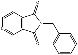 2-苄基-3,4-吡啶二酰亚胺 结构式