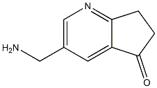 3-(aMinoMethyl)-6,7-dihydro-5H-cyclopenta[b]pyridin-5-one 结构式