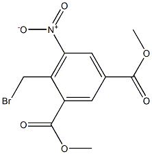 diMethyl 4-(broMoMethyl)-5-nitroisophthalate 结构式