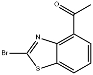 1-(2-BroMo-benzothiazol-4-yl)-ethanone 结构式