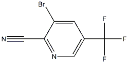 2-氰基-3-三氟甲基-5-溴吡啶 结构式