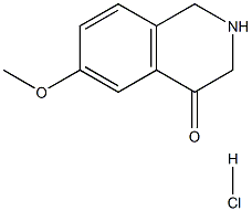 6-Methoxy-2,3-dihydroisoquinolin-4(1H)-one hydrochloride 结构式