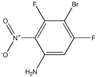 4-BroMo-3,5-difluoro-2-nitro-phenylaMine 结构式