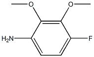 2,3-二甲氧基-4-氟苯胺 结构式