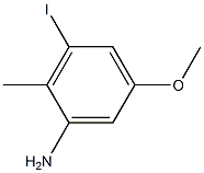 3-iodo-5-Methoxy-2-Methylaniline 结构式