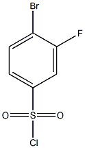 4-BroMo-3-fluorobenzensulfonylchloride 结构式