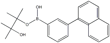 3-(1-Naphthyl)phenylboronic acid pinacol ester 结构式