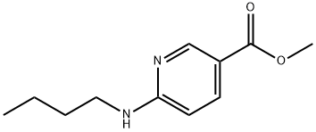 Methyl 6-(butylaMino)nicotinate 结构式