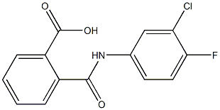 3'-CHLORO-4'-FLUOROPHTHALANILIC ACID 结构式