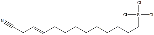 12-CYANODODEC-10-ENYLTRICHLOROSILANE, tech-95 结构式