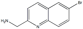 (6-BroMoquinolin-2-yl)MethanaMine 结构式