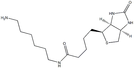 N-生物素酰基己二胺 结构式