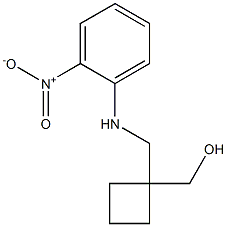 (1-(((2-nitrophenyl)aMino)Methyl)cyclobutyl)Methanol 结构式