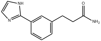 3-(3-(1H-咪唑-2-基)苯基)丙酰胺 结构式