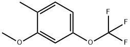 2-甲基-5-(三氟甲氧基)苯甲醚 结构式