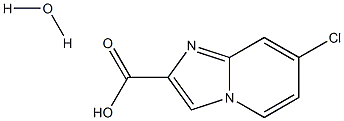 7-氯咪唑并[1,2-A]吡啶-2-羧酸 结构式