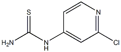 N-(2-氯-4-吡啶基)硫脲, 98+% 结构式