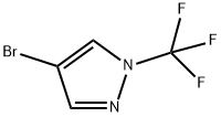 4-BROMO-1-(TRIFLUOROMETHYL)-1H-PYRAZOLE 结构式