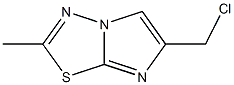 6-(氯甲基)2-甲基咪达唑[2,1-B][1,3,4]噻重氮 结构式