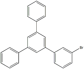 3,5-二苯基-1-(3'-溴苯基)苯 结构式