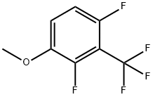 2,4-二氟-3-三氟甲基苯甲醚 结构式