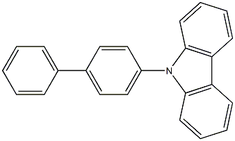 9-Biphenyl-4-yl-9H-carbazole 结构式