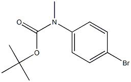 (4-BroMo-phenyl)-Methyl-carbaMic acid tert-butyl ester 结构式