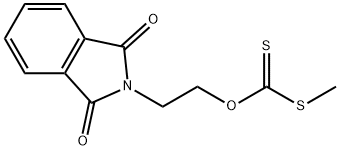 二硫代碳酸[O-[2-(1,3-二氧代-2-异吲哚啉基)乙基]]酯(S-甲基)酯 结构式