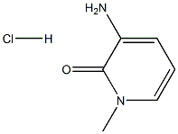 3-氨基-6-甲基吡啶-2(1H)-酮盐酸盐 结构式