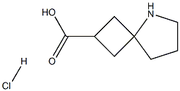 5-Aza-spiro[3.4]octane-2-carboxylic acid hydrochloride 结构式