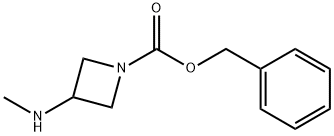 benzyl 3-(MethylaMino)azetidine-1-carboxylate 结构式