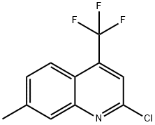 2-氯-7-甲基-4-(三氟甲基)喹啉 结构式