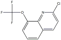 2-氯-8-(三氟甲氧基)喹啉 结构式