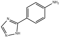 4-(4H-1,2,4-三唑-3-基)苯胺 结构式