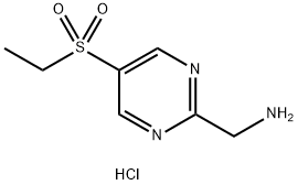 (5-(ethylsulfonyl)pyriMidin-2-yl)MethanaMine hydrochloride 结构式