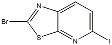 2-BroMo-5-iodo-thiazolo[5,4-b]pyridine 结构式