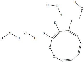 双氟沙星盐酸盐-D3 三水合物 结构式