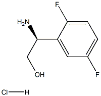 (S)-2-氨基-2-(2,5-二氟苯基)乙酮盐酸盐 结构式
