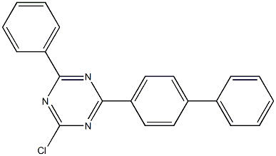 2-(4-联苯基)-4-氯-6-苯基-1,3,5三嗪 结构式