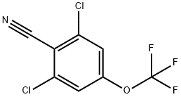 2,6-Dichloro-4-(trifluoroMethoxy)benzonitrile 结构式