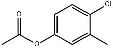 ACETIC ACID 4-CHLORO-3-METHYLPHENYL ESTER 结构式