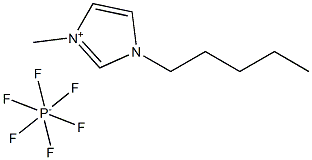 1-戊基-3-甲基咪唑六氟磷酸盐 结构式