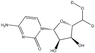 胞苷-D2 结构式