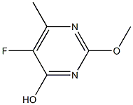 2-甲氧基-4-羟基-5-氟-6-甲基嘧啶 结构式