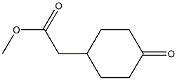 甲基2 - (4 - 氧环己基)乙酸甲酯 结构式